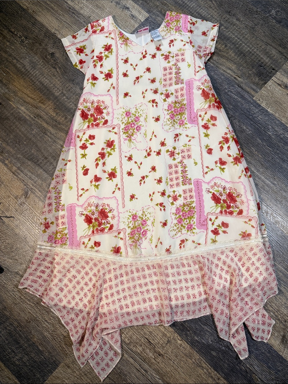 Girl Tribe Pink Floral Dress